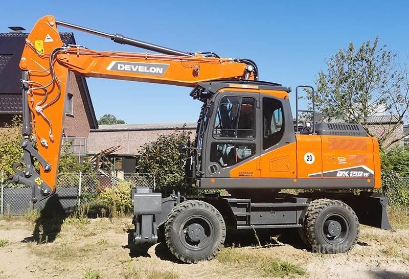 Develon DX 190 W-7 Колесни екскаватори