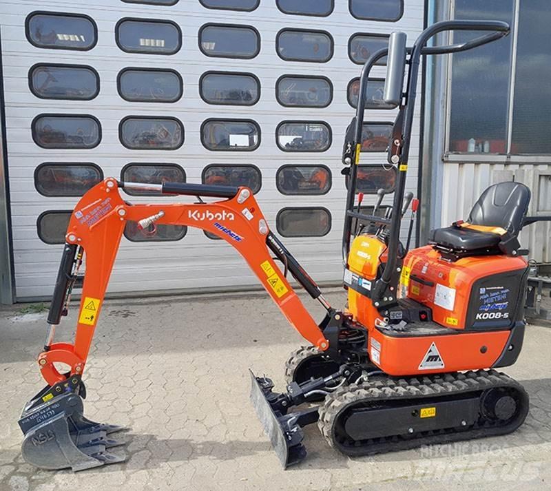 Kubota K 008-5 VHG Мини екскаватори < 7 т