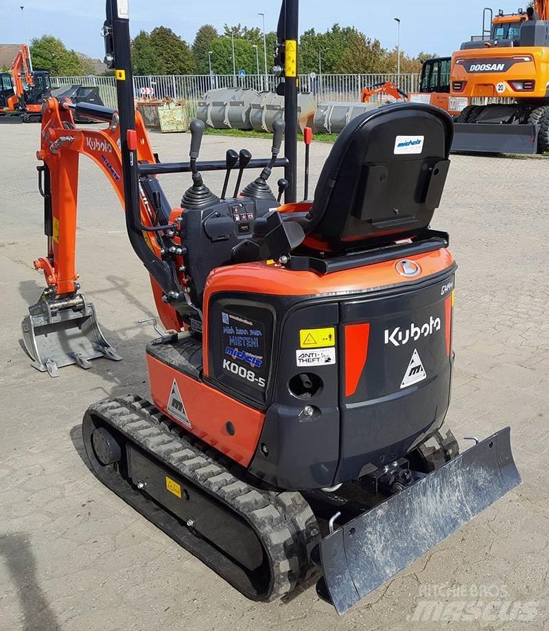 Kubota K 008-5 VHG Мини екскаватори < 7 т