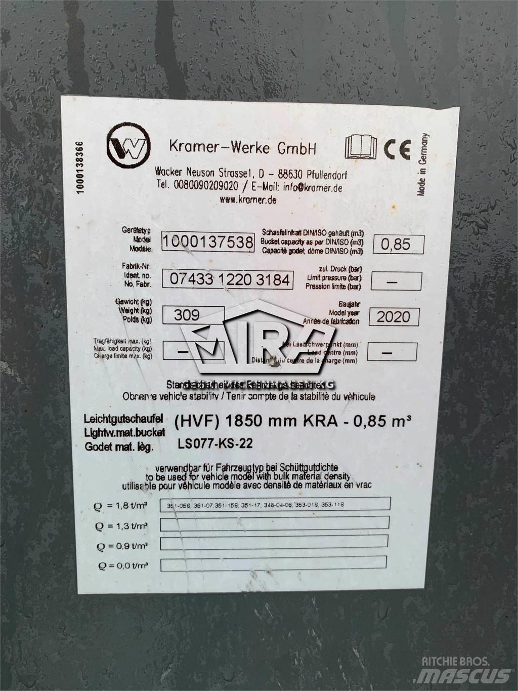 Kramer 1850 mm Кофи