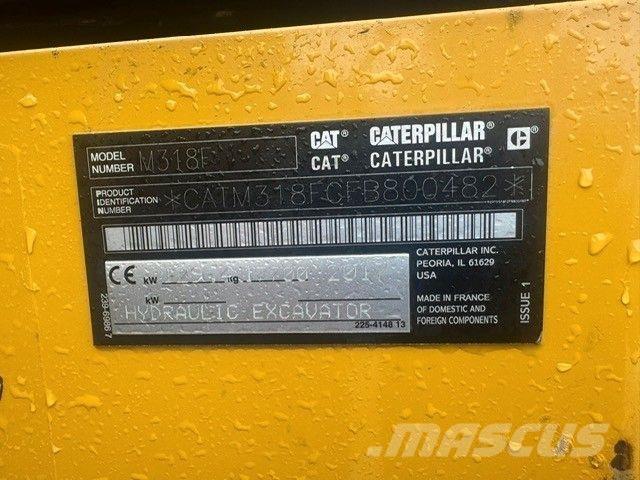 CAT M318F Колесни екскаватори