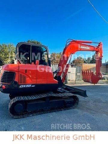 Doosan DX 55-9C Мини екскаватори < 7 т