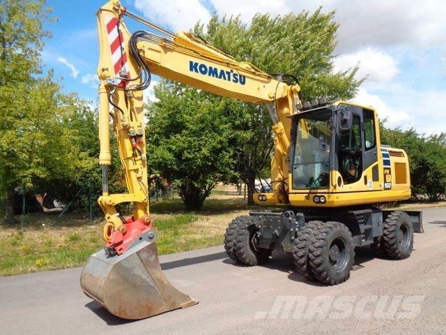 Komatsu PW 160-10 Колесни екскаватори