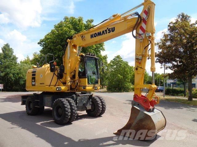 Komatsu PW 160-10 Колесни екскаватори