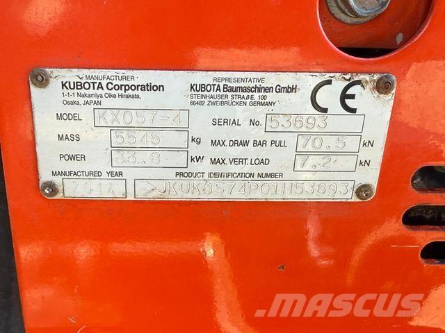 Kubota KX057-4 Мини екскаватори < 7 т