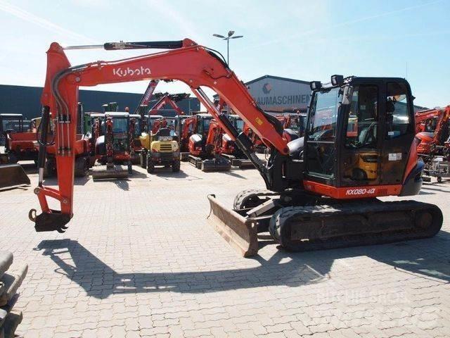 Kubota KX080-4a Мини екскаватори < 7 т