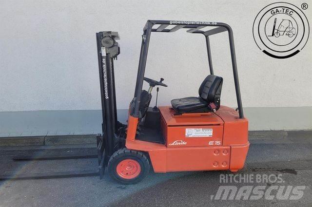 Linde E15 Електрически вилични кари-повдигачи