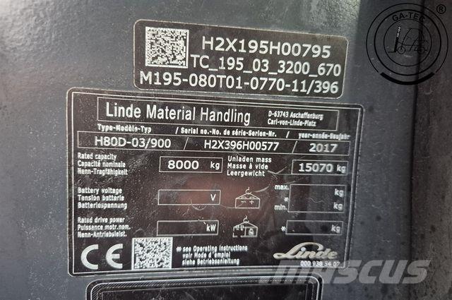 Linde H80D-03/900 Дизелови камиони