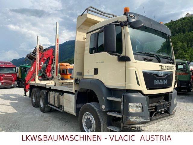 MAN TGS 33.480 6x6 За превоз на дървени трупи