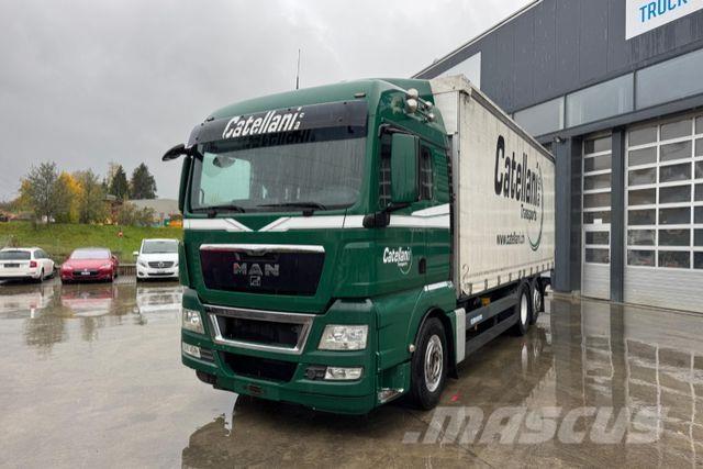 MAN TGX 26.480 6x2 Брезентови камиони
