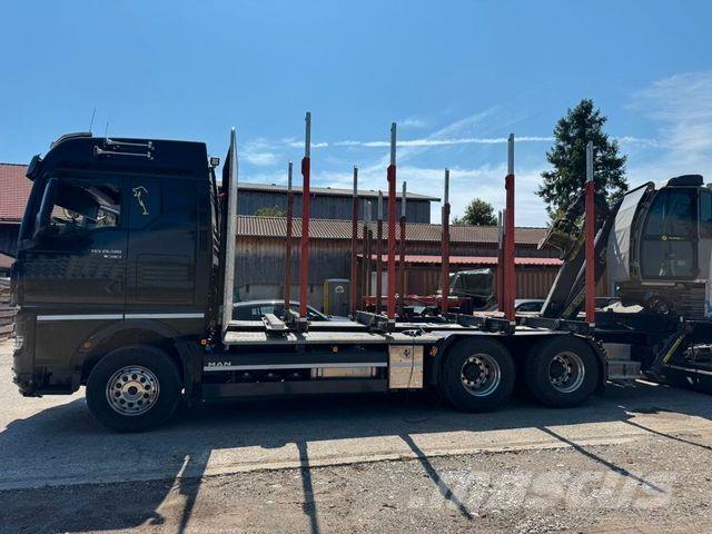 MAN TGX 26.580 За превоз на дървени трупи
