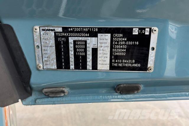 Scania R410 4x2 Брезентови камиони
