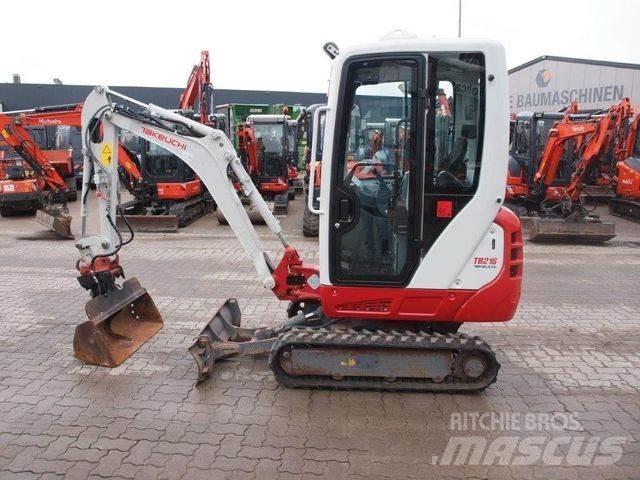 Takeuchi TB 216 Мини екскаватори < 7 т