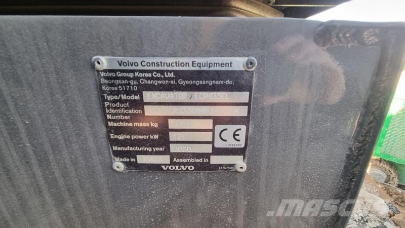 Volvo ecr235 Верижен екскаватор