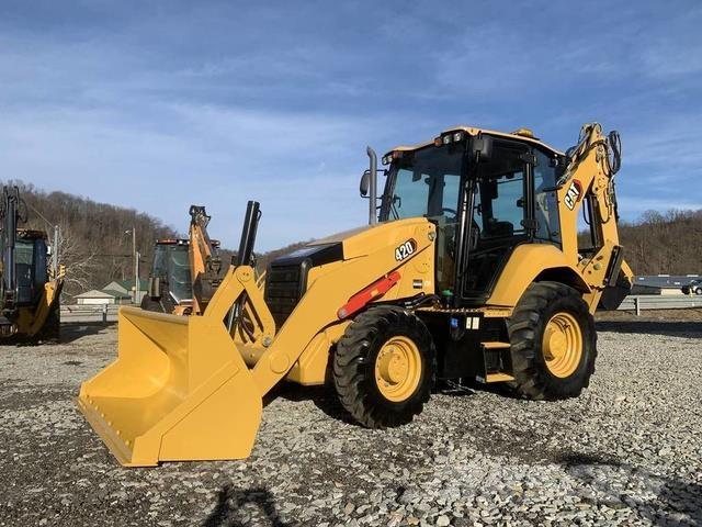 CAT 420 Backhoe Товарач със заден ексватор