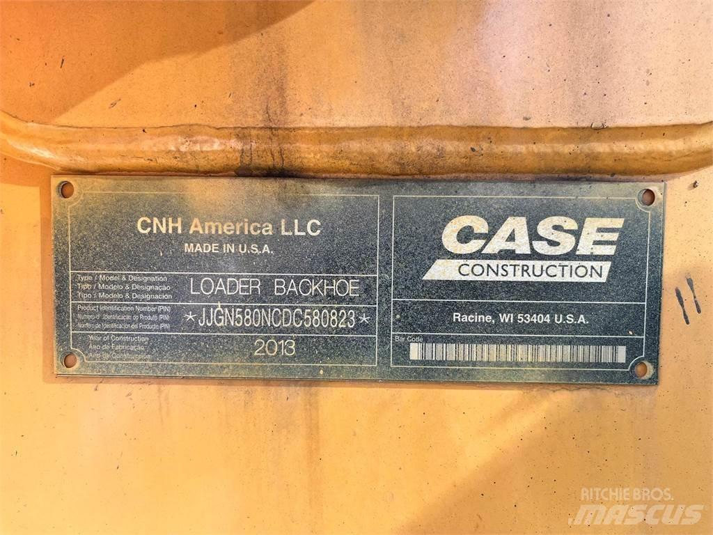 CASE 580N Товарач със заден ексватор