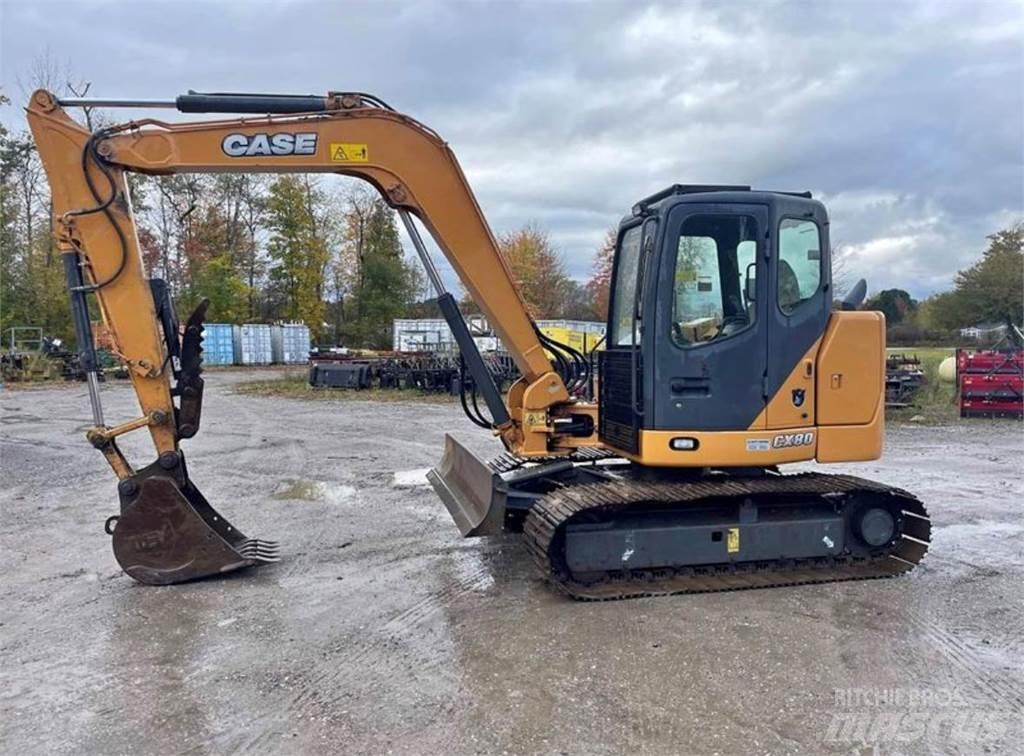 CASE CX80 Мини екскаватори < 7 т