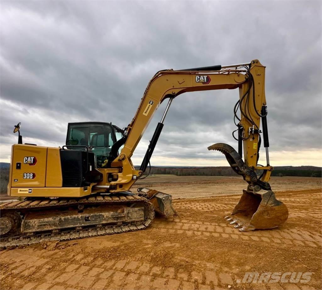 CAT 308 CR Верижен екскаватор