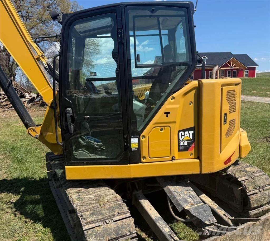 CAT 308CR Верижен екскаватор