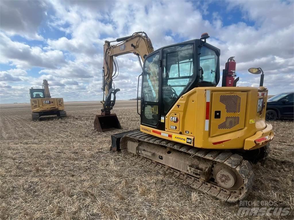 CAT 308CR Верижен екскаватор