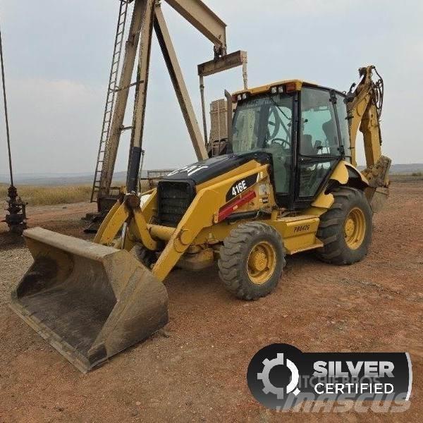 CAT 416E Товарач със заден ексватор