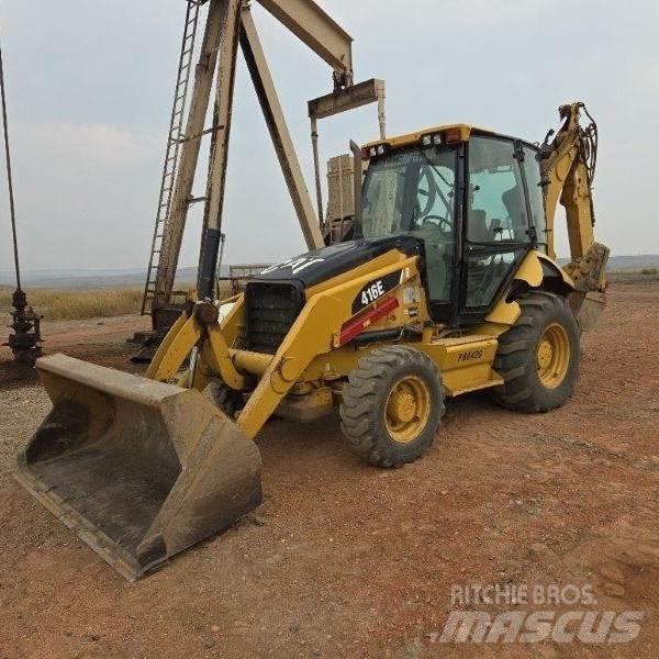 CAT 416E Товарач със заден ексватор