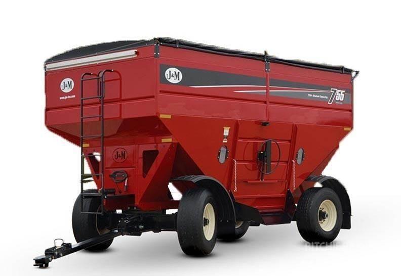 J&M 755SD Ремаркета за зърно / силаж
