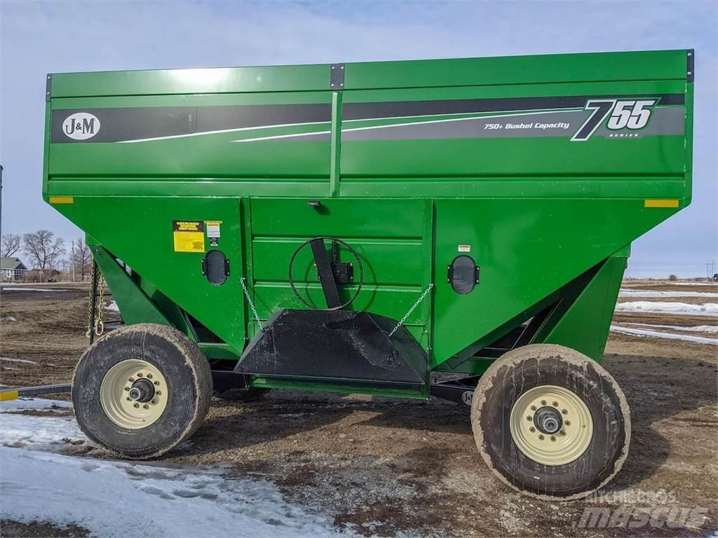 J&M 755SD Ремаркета за зърно / силаж
