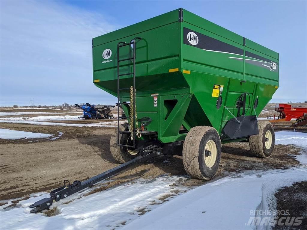 J&M 755SD Ремаркета за зърно / силаж
