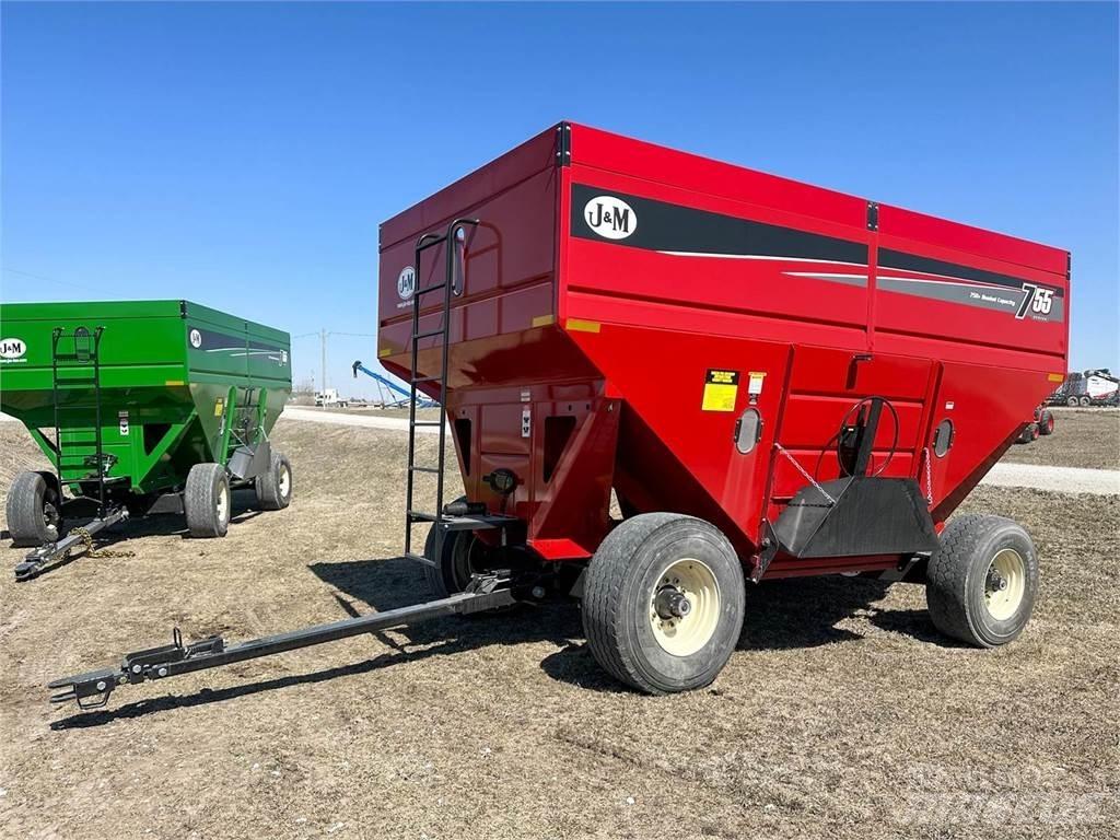 J&M 755SD Ремаркета за зърно / силаж
