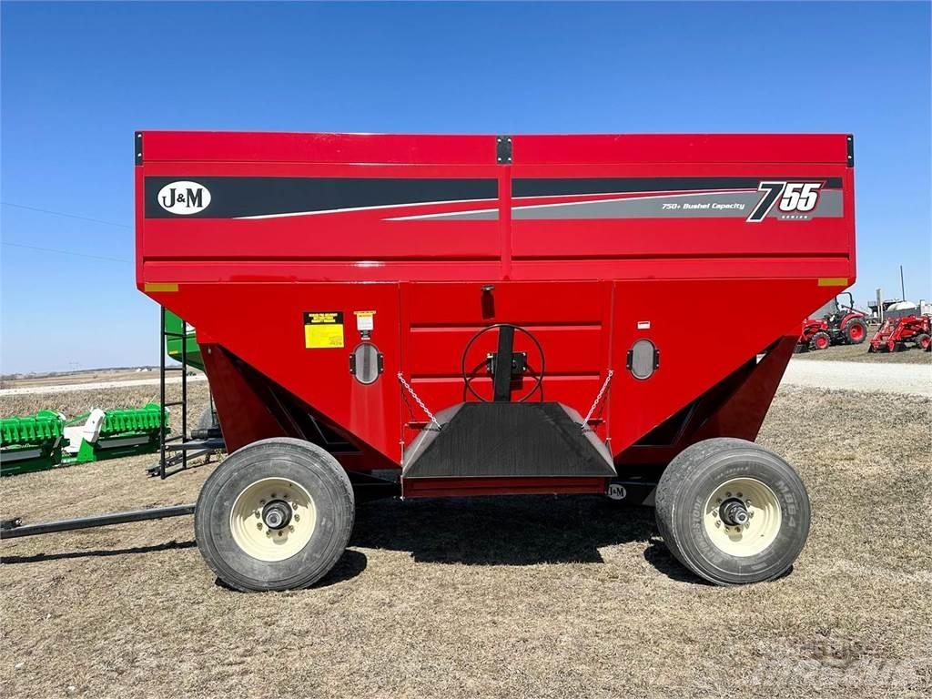 J&M 755SD Ремаркета за зърно / силаж
