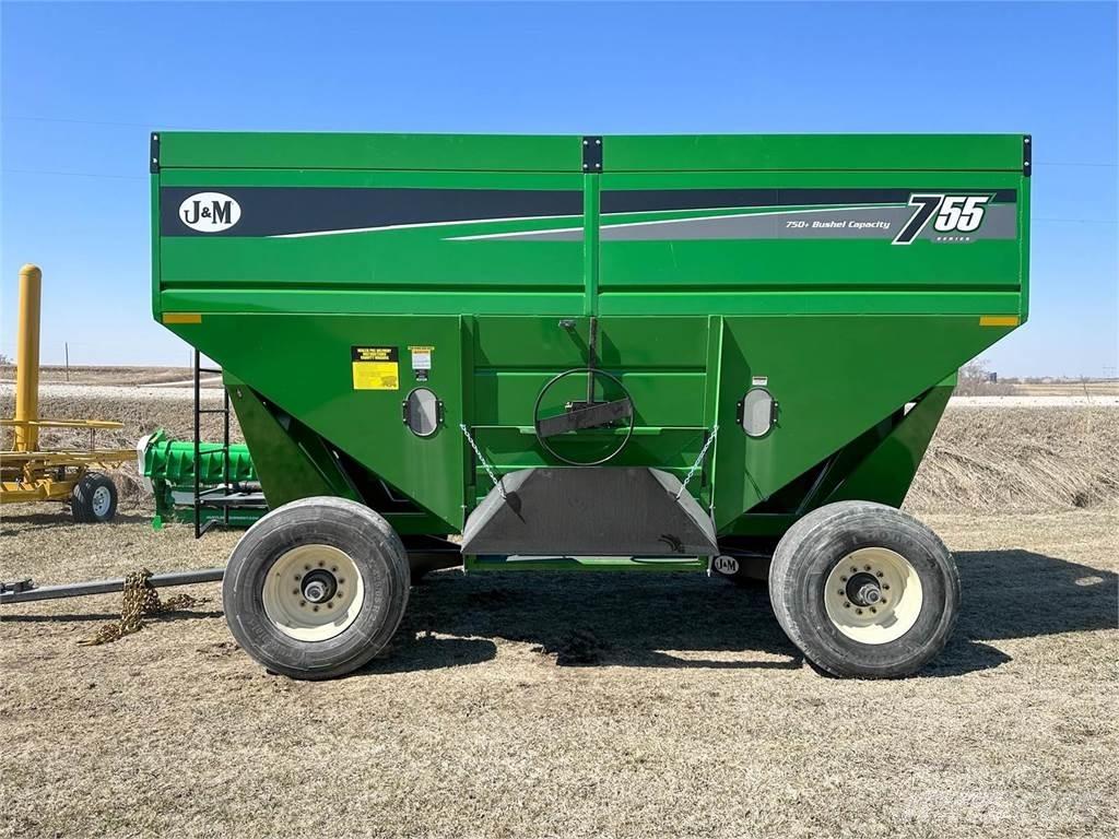 J&M 755SD Ремаркета за зърно / силаж
