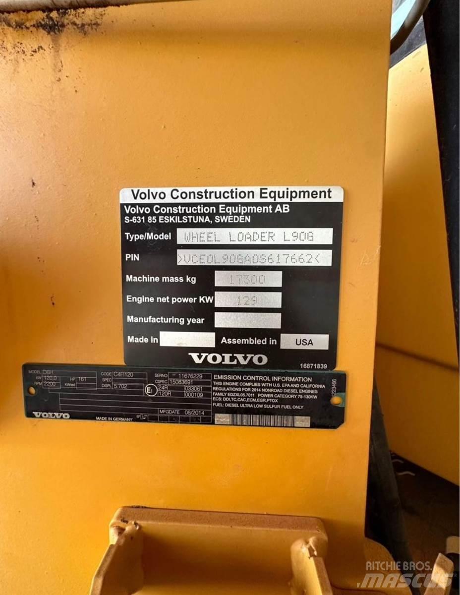 Volvo L90G Колесни товарачи