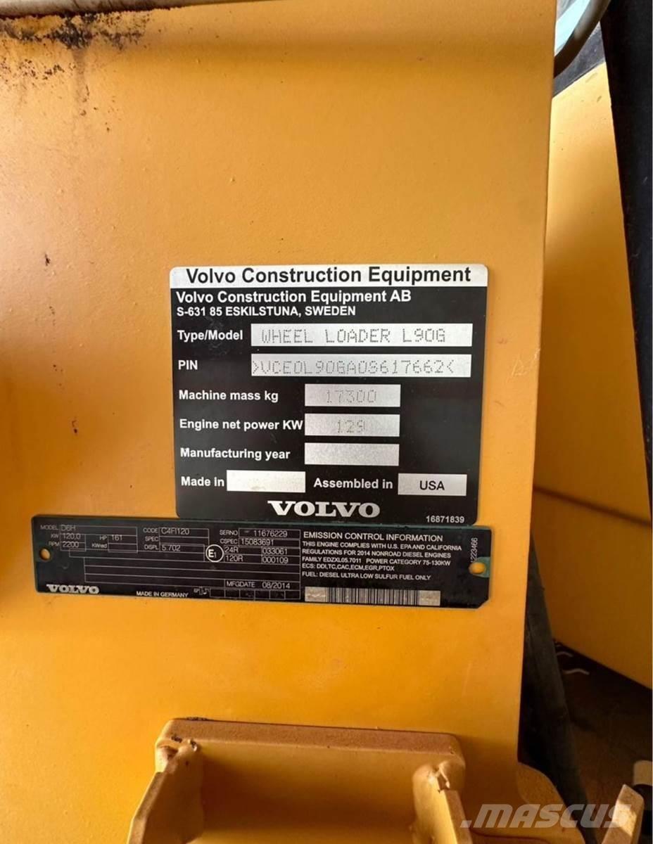 Volvo L90G Колесни товарачи