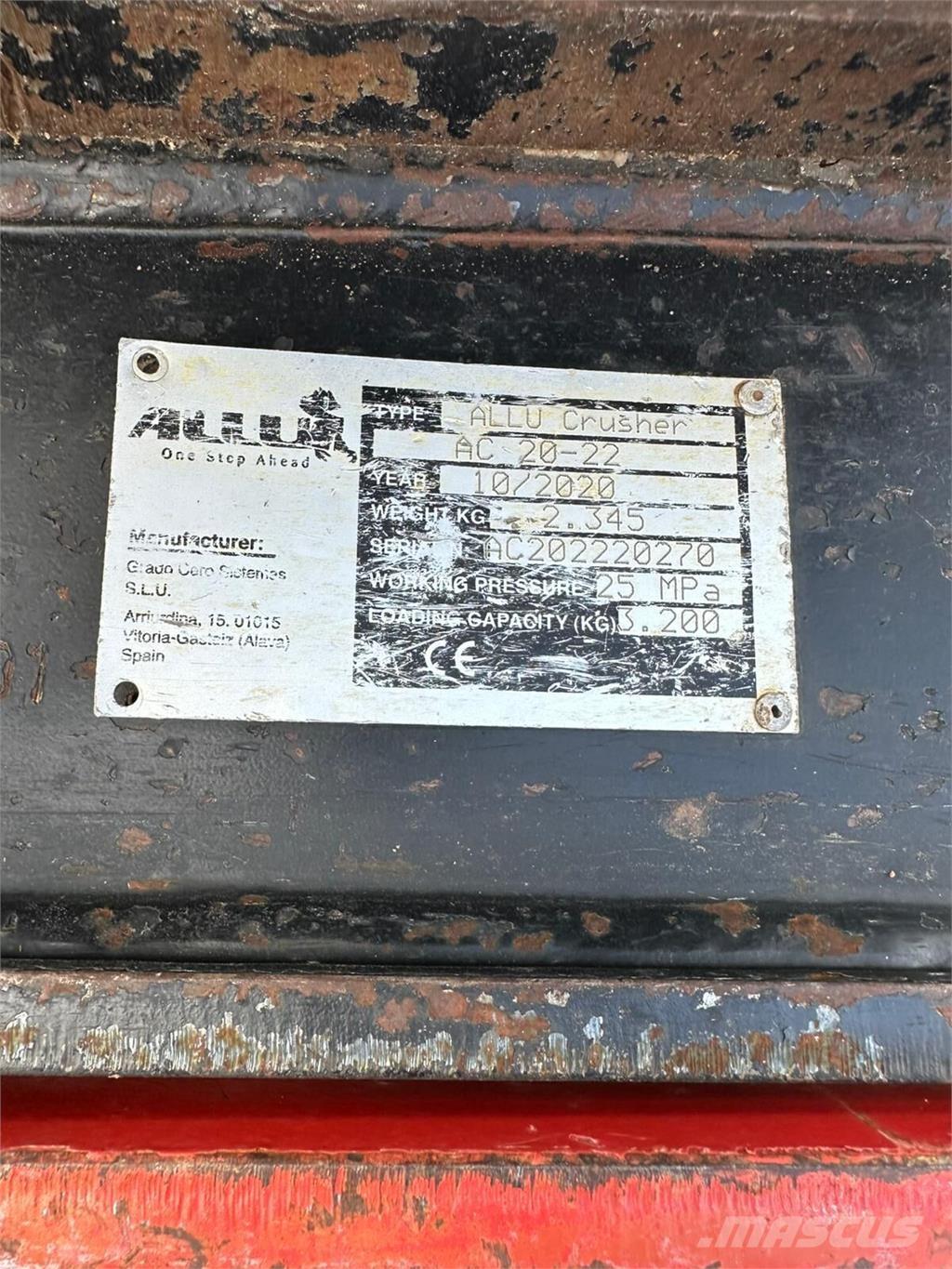 Allu AC 20-22 Строителство - Други