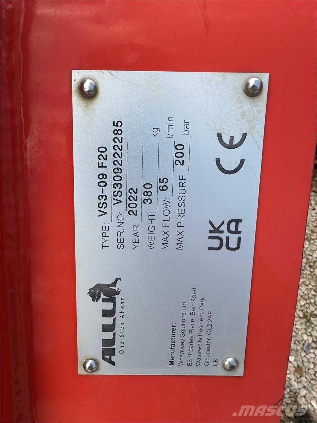 Allu VS 3-09 Строителство - Други