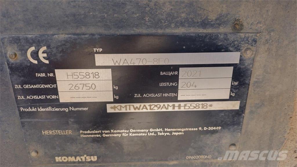Komatsu WA 470-8 Колесни товарачи