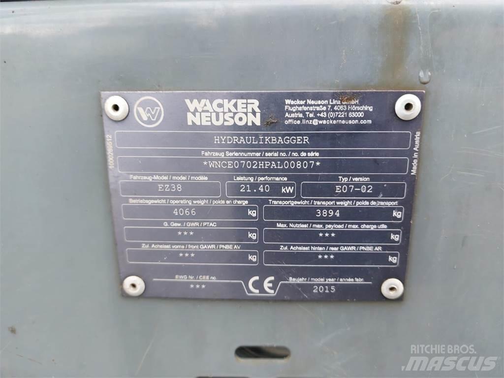 Wacker Neuson EZ38 Верижен екскаватор
