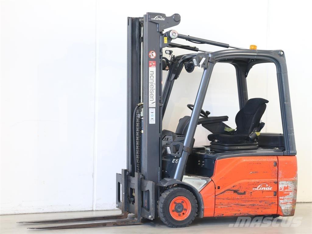 Linde E16/386-01 Електрически вилични кари-повдигачи
