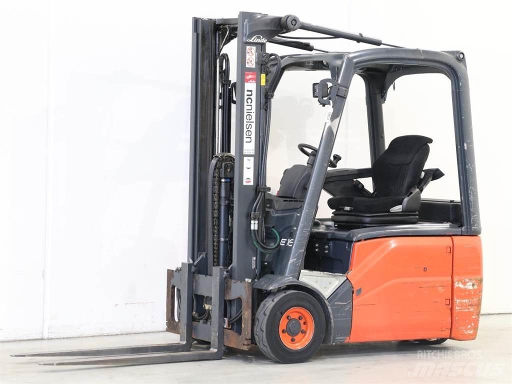 Linde E16/386-01 Електрически вилични кари-повдигачи