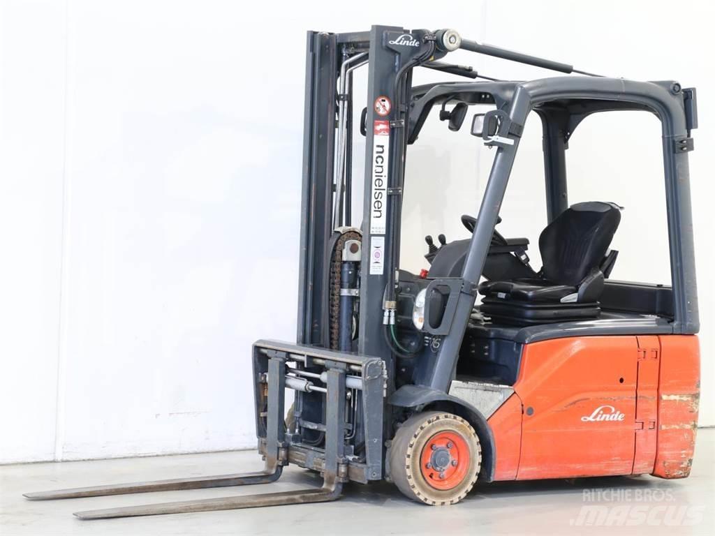 Linde E16/386-01 Електрически вилични кари-повдигачи