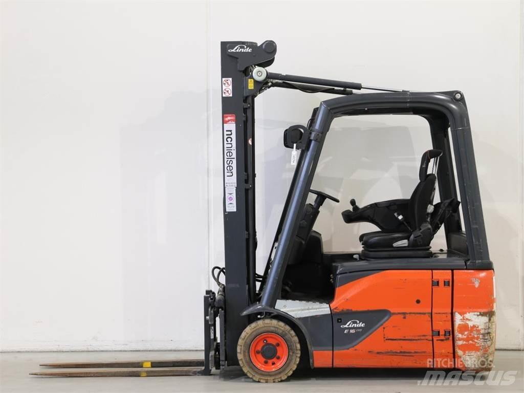 Linde E16/386-02 Електрически вилични кари-повдигачи