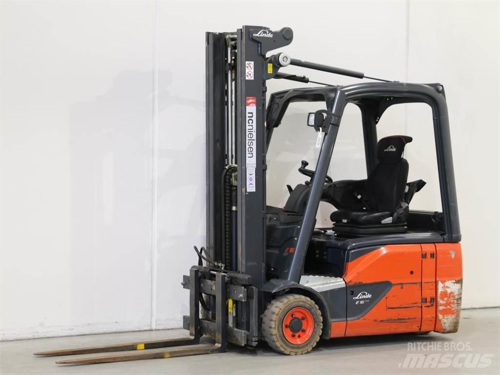 Linde E16/386-02 Електрически вилични кари-повдигачи