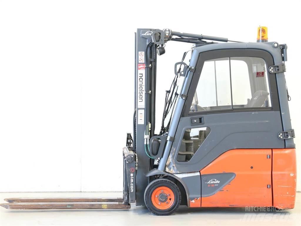 Linde E16/386-02 EVO Електрически вилични кари-повдигачи