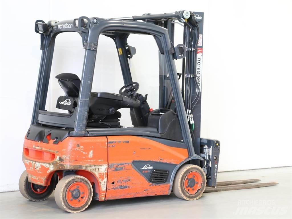 Linde E16P/386-02 Електрически вилични кари-повдигачи