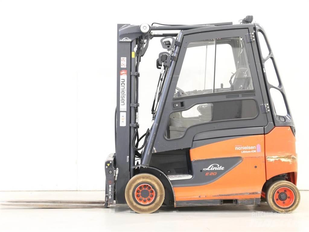 Linde E20/600H/387 Електрически вилични кари-повдигачи