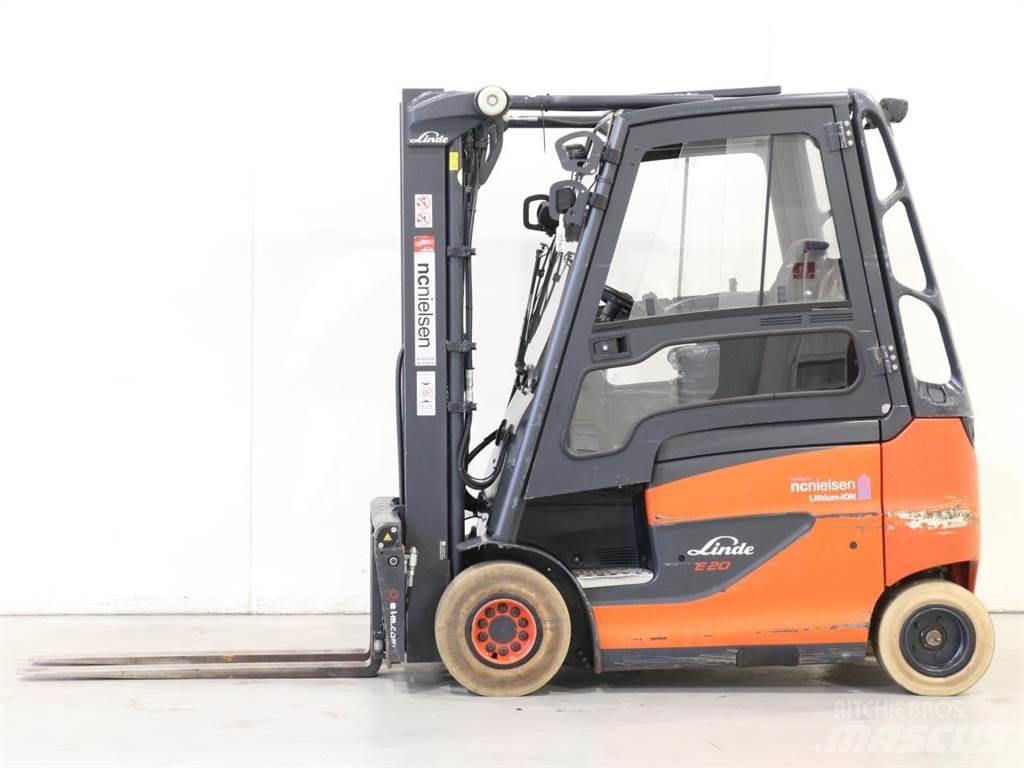 Linde E20/600H/387 Електрически вилични кари-повдигачи