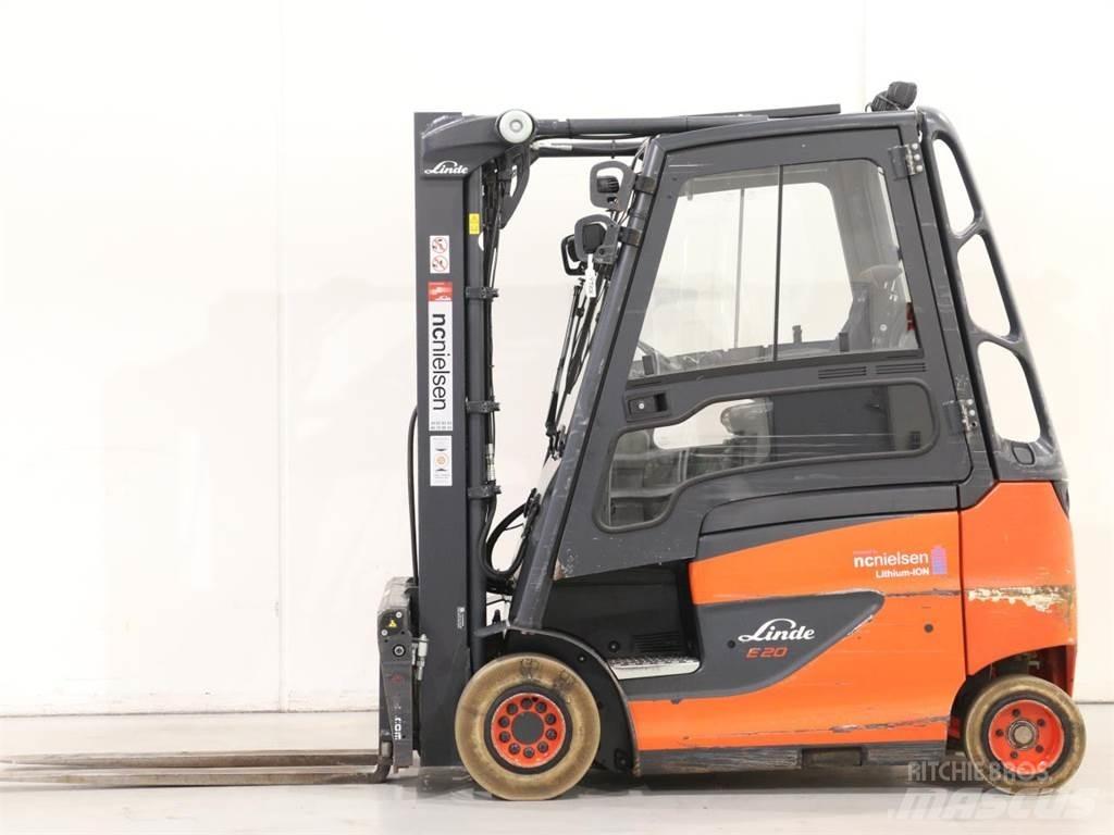 Linde E20/600H/387 Електрически вилични кари-повдигачи