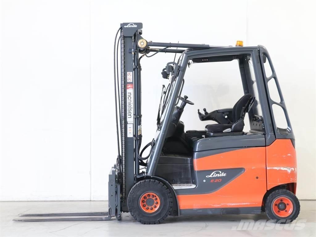 Linde E20/600H/387 Електрически вилични кари-повдигачи