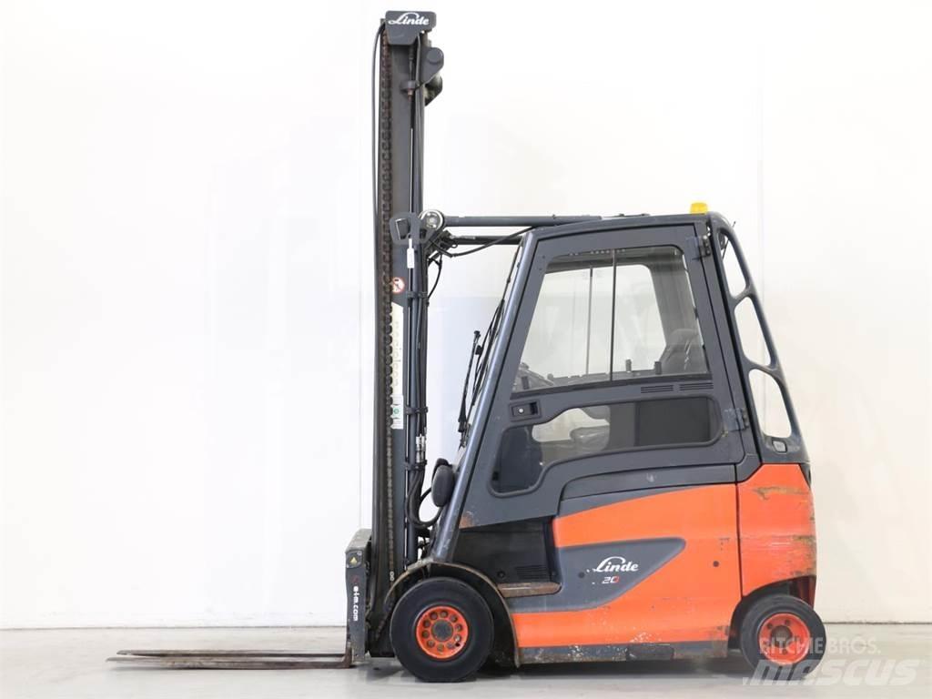 Linde E20/600H/387 Електрически вилични кари-повдигачи